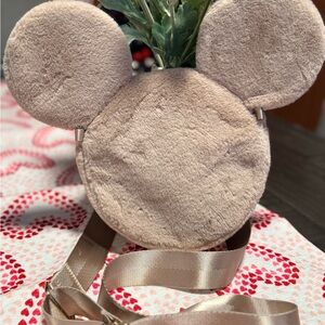 Disney Plush Tan Crossbody Bag
